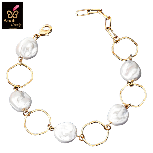Gold Tone Link Bracelet