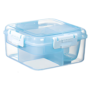 Multi - Compartment Plastic Lunch Box