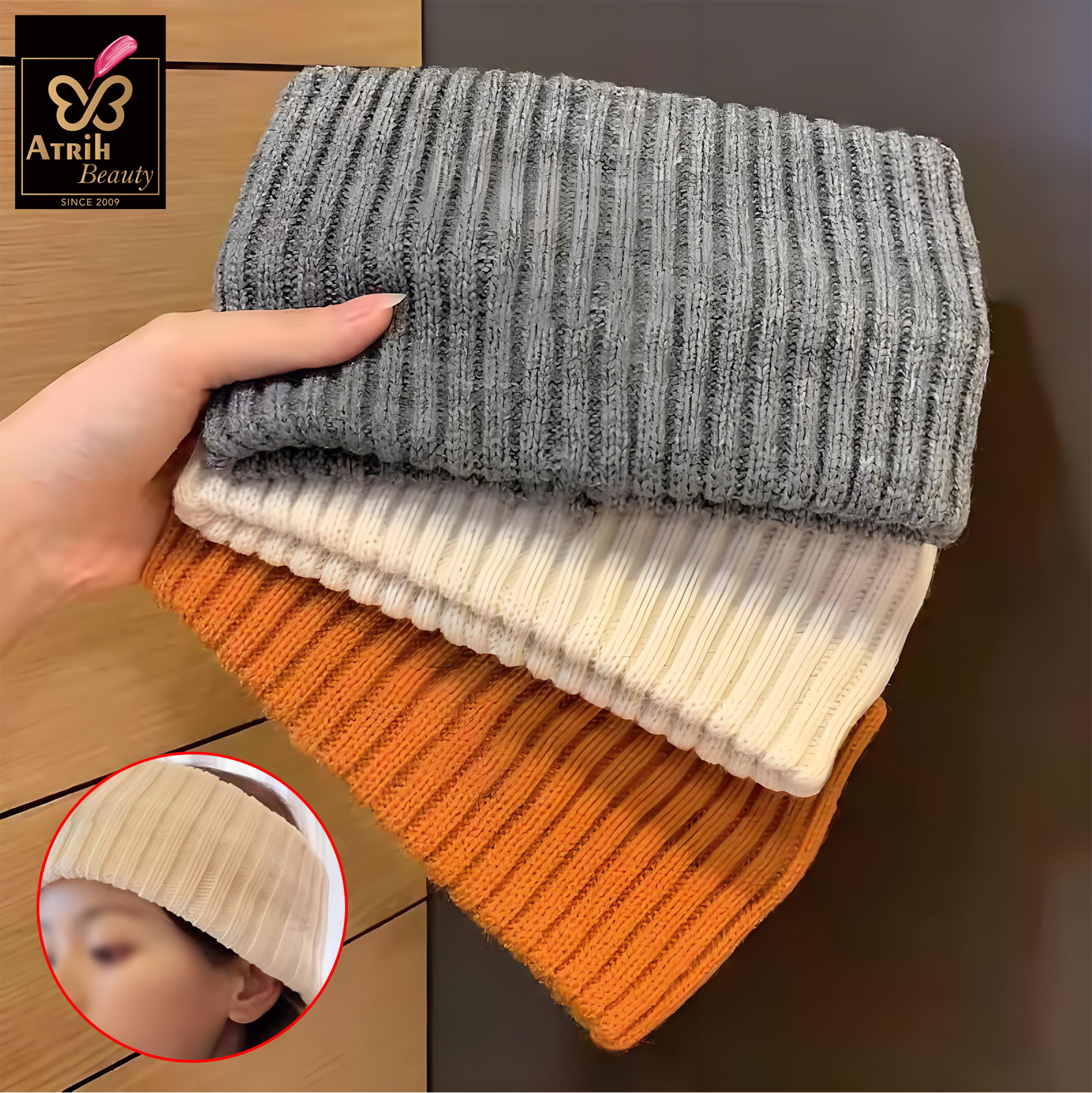 Ribbed Fabric Headbands