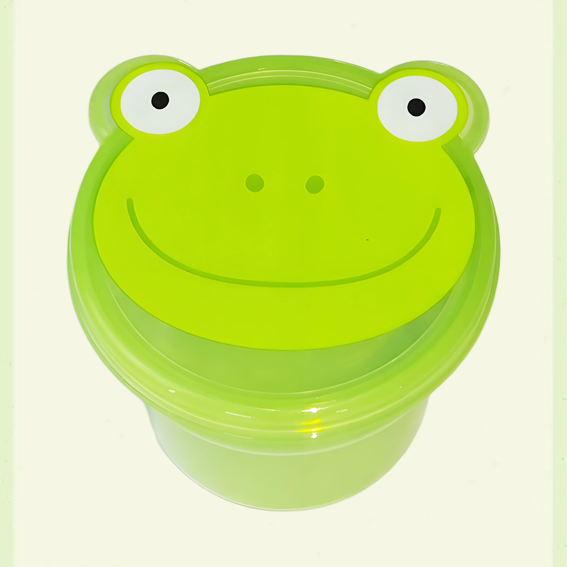 Plastic Food Storage Container with Adorable Animal Lid