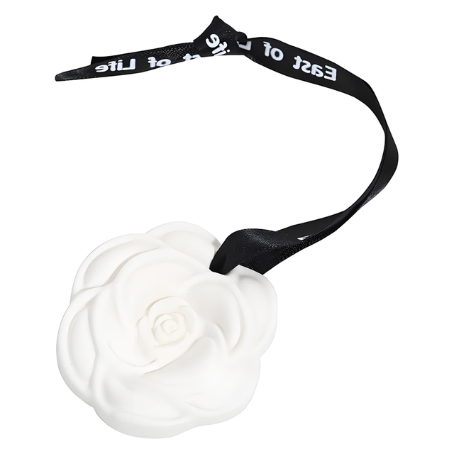 White Rose Shaped Gypsum Aromatherapy