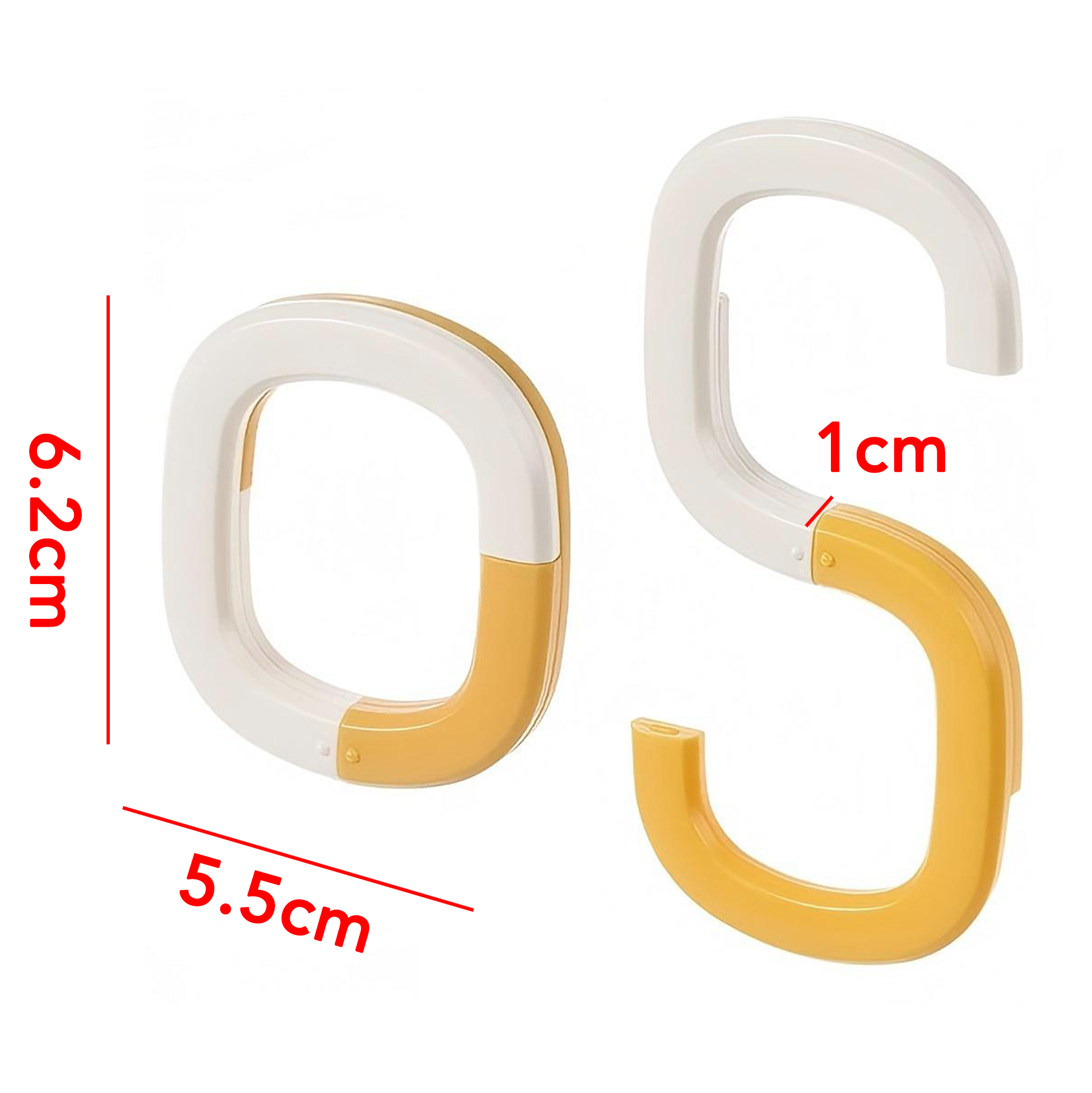 Set of 2 Multifunctional S - Hooks