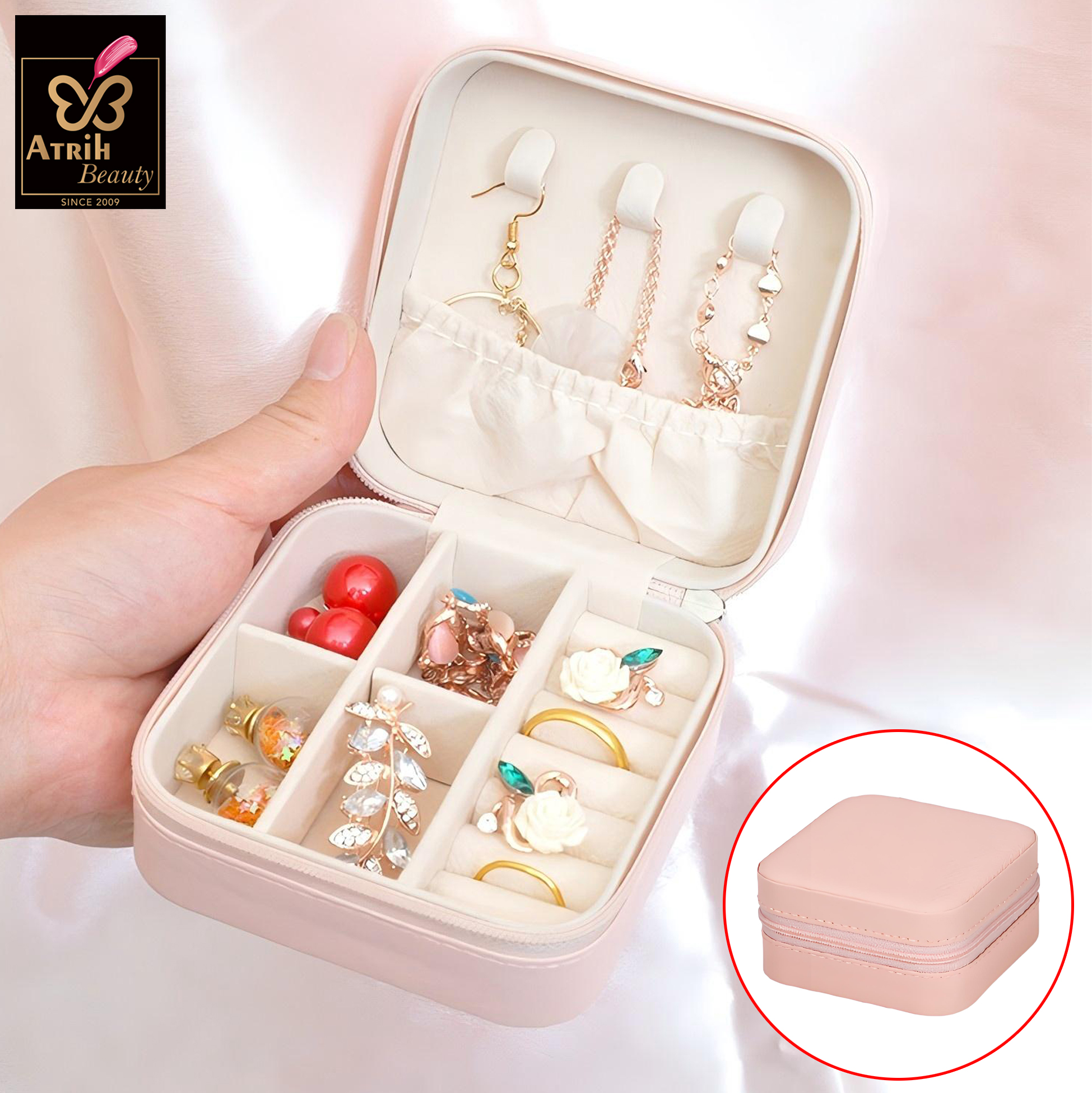 PU Leather Jewelry Box