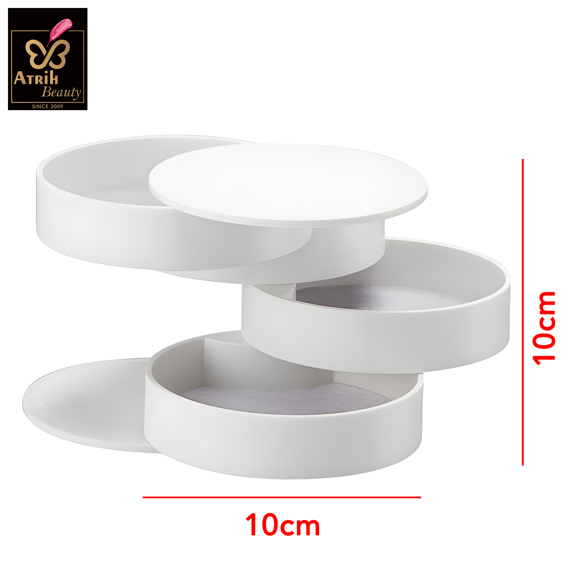 Stackable Round Jewelry Organizer
