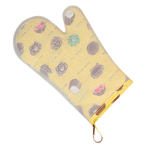 Cartoon Printed Silicone Oven Mitt