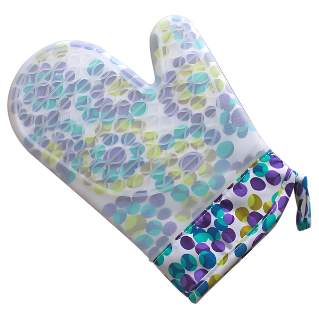 Colorful Polka Dot Silicone Oven Mitt