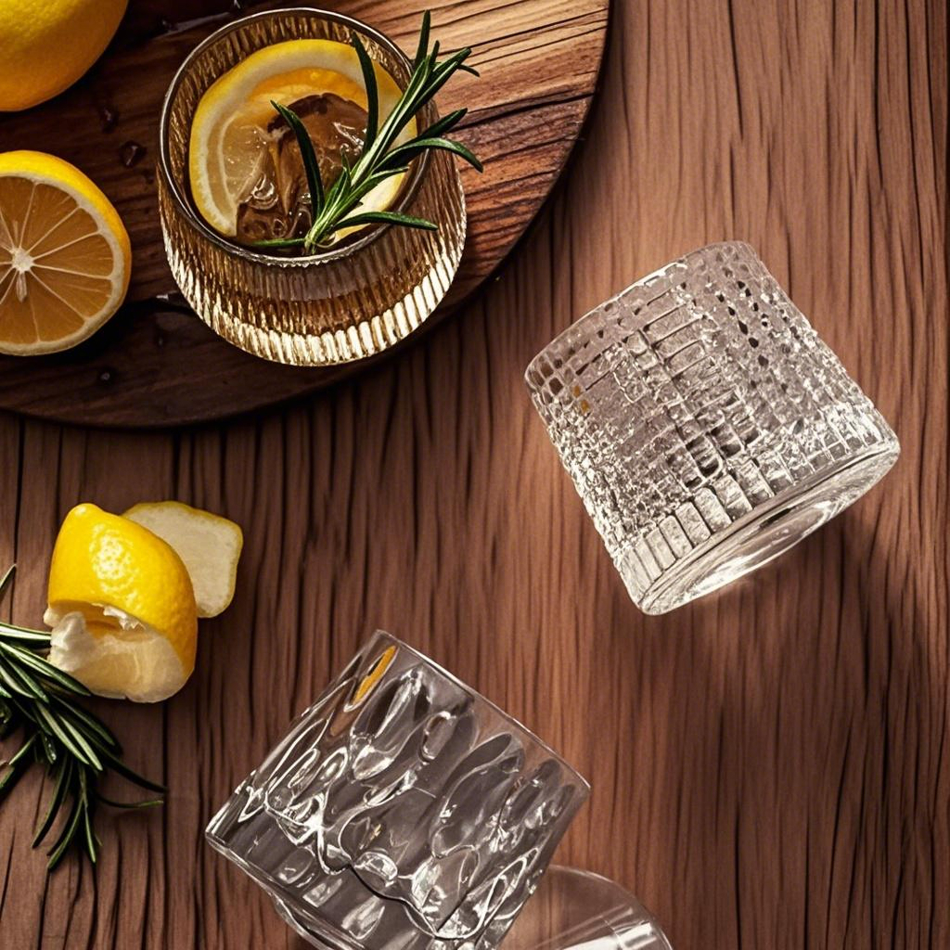 200ML Stylish Patterned Whiskey Glasses