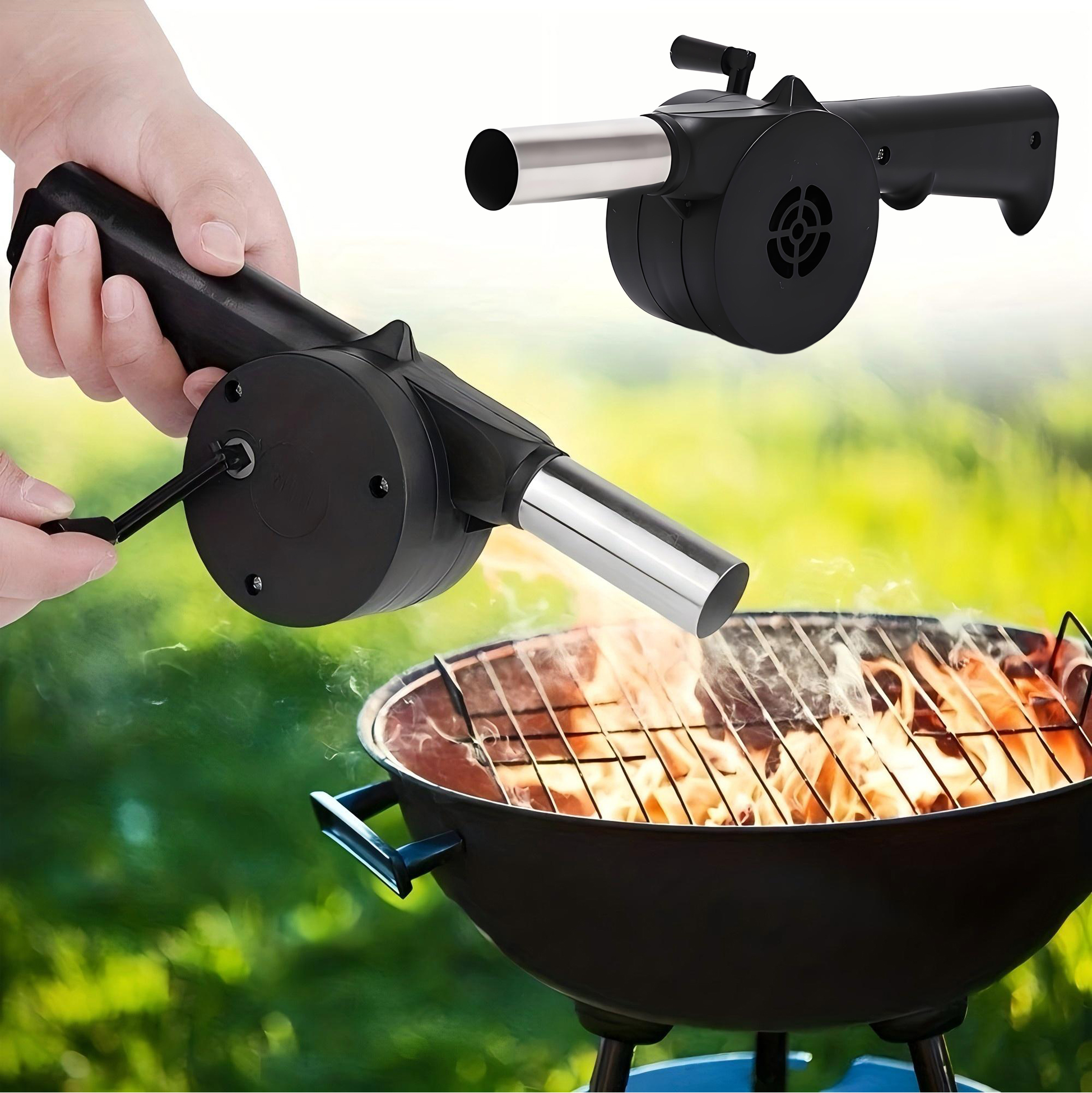 Manual BBQ Blower