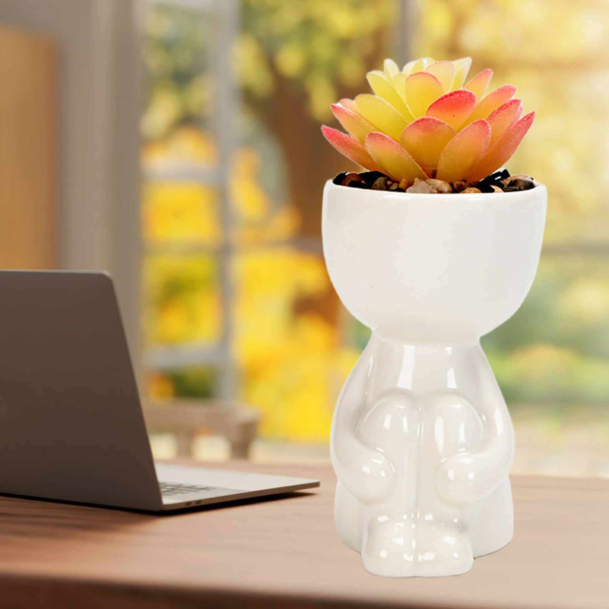 Set of 3 Human Shaped Succulent Pot