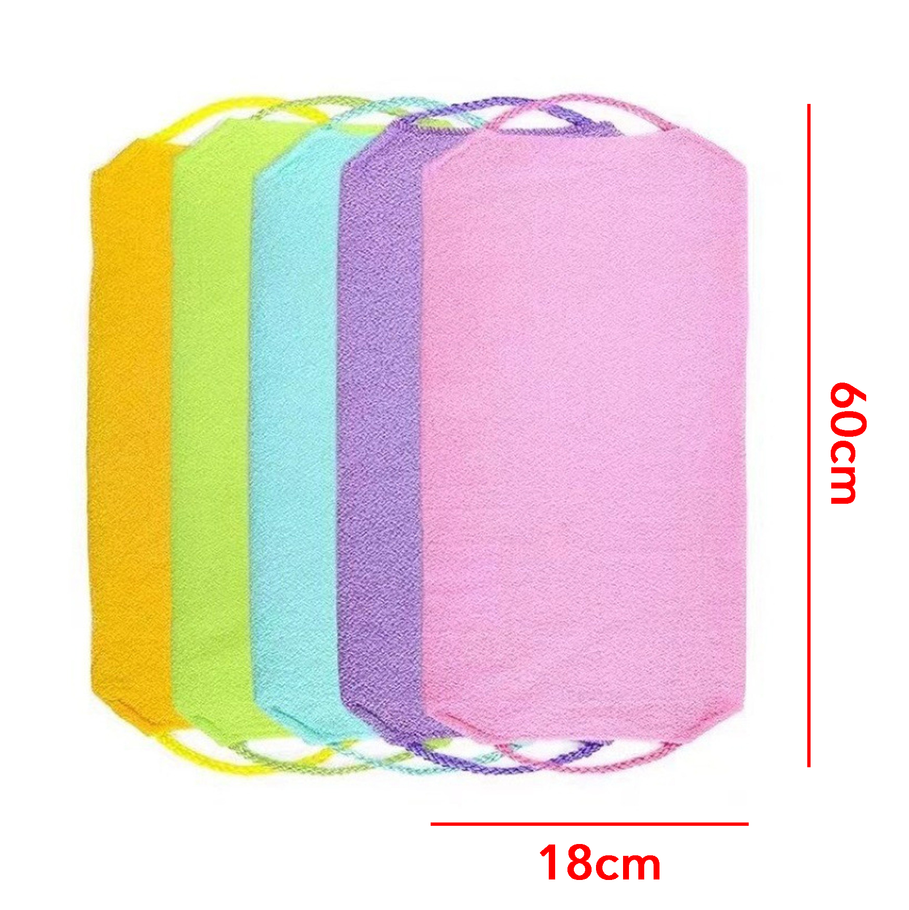 Long Exfoliating Bath Towel