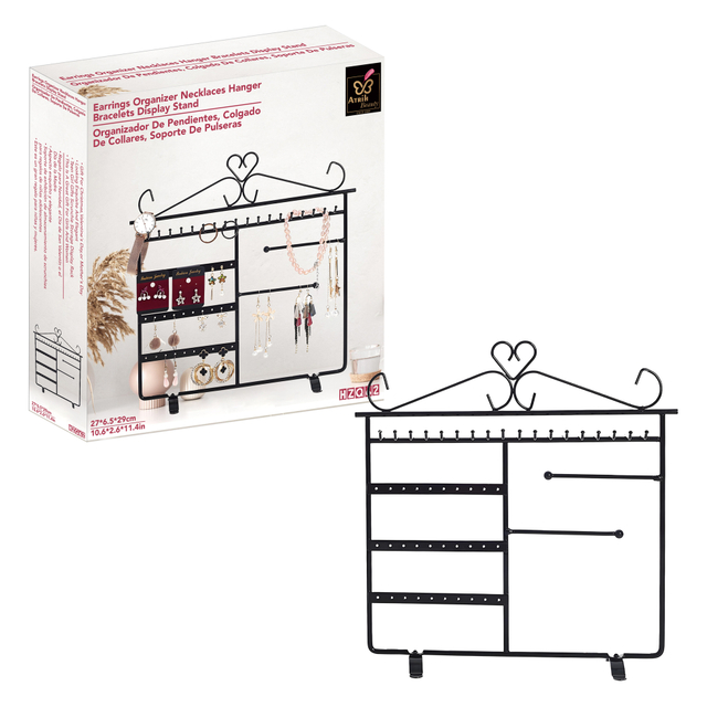 Earrings Organizer Necklaces Hanger Bracelets Display Stand