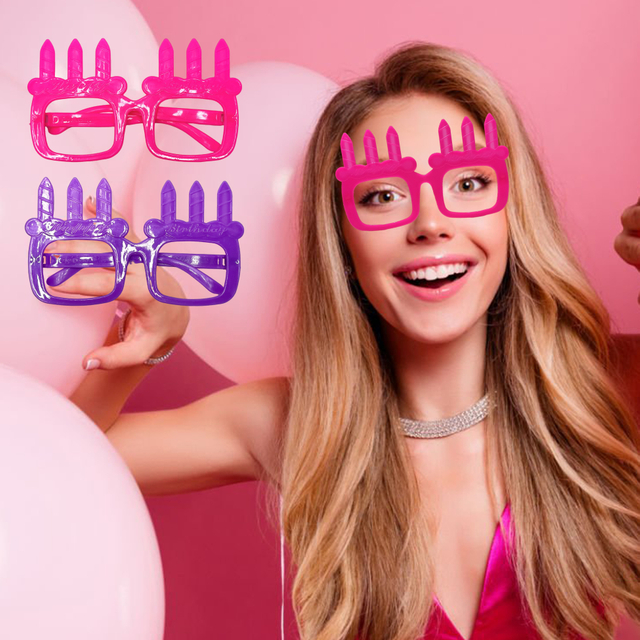 Birthday Candle Party Glasses Set