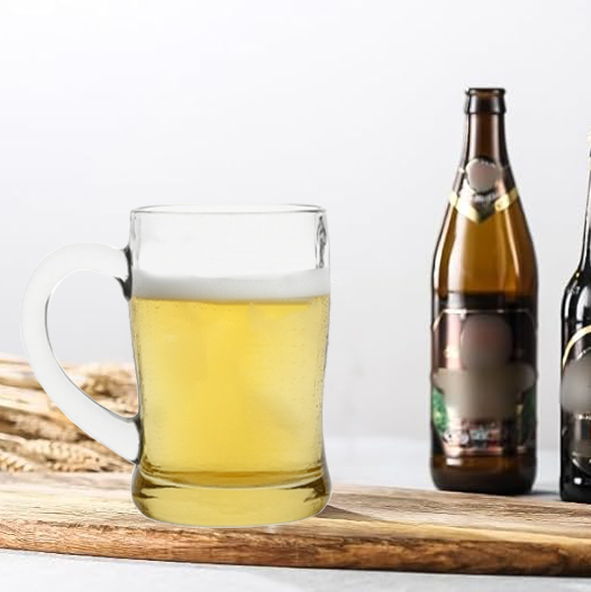 6-Piece Classic Handle Beer Mug Set