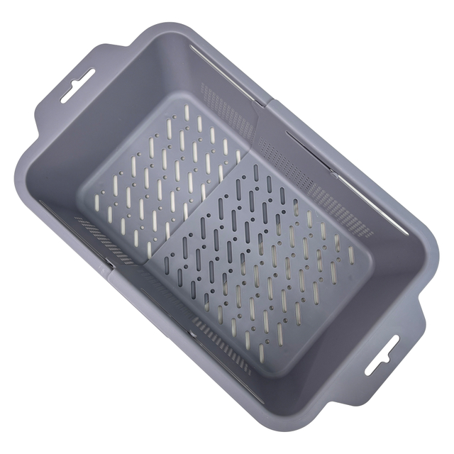 Gray Plastic Kitchen Colander