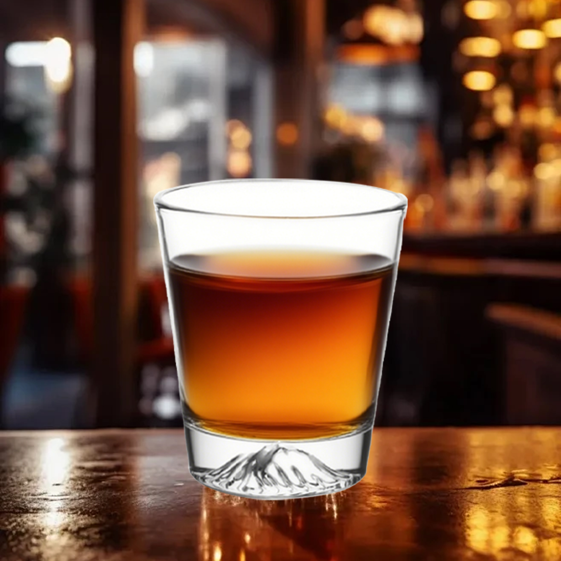 6-Piece MountainBase Whiskey Glass Set