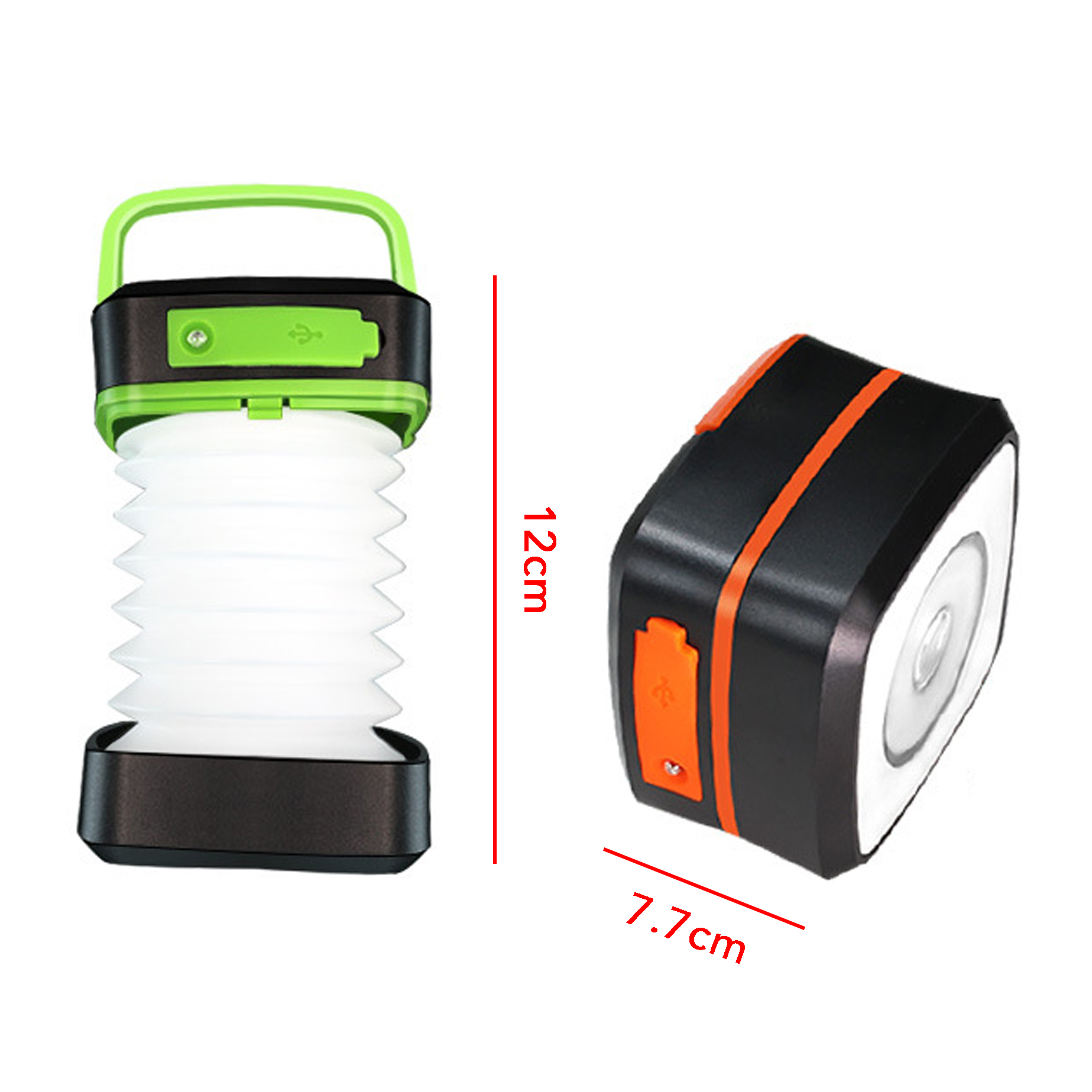 Solar-Powered Collapsible LED Garden Lantern