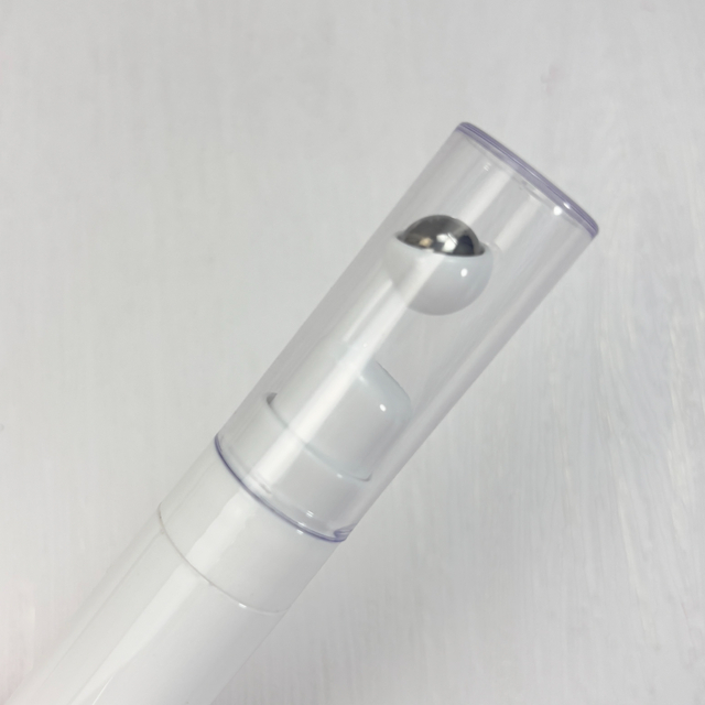 White Roller-Ball Eye Cream Massage Bottles
