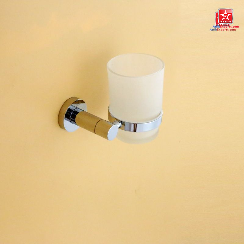 Modern Design Wall-Mounted Mouthwash Cup Holder for Elegant Bathroom