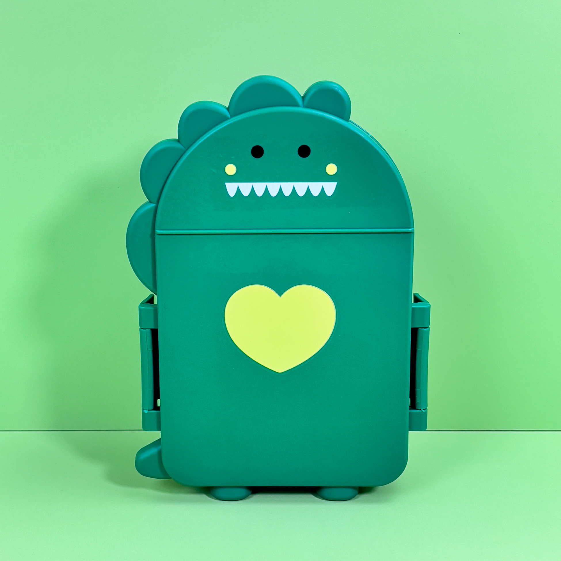 Dinosaur-shaped Kids’ Lunch Box Set with Cutlery