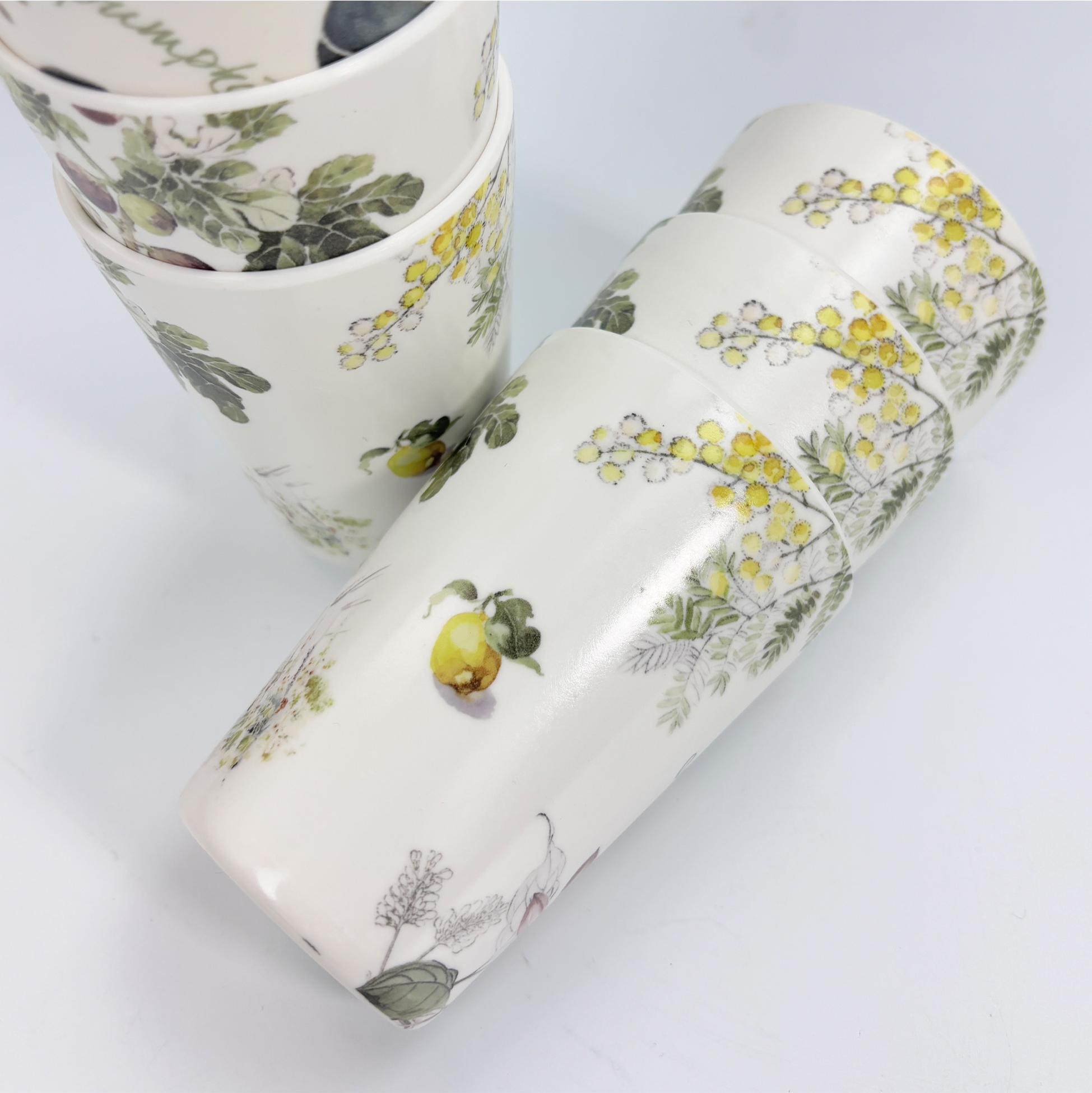 Melamine Cup with Botanical Print