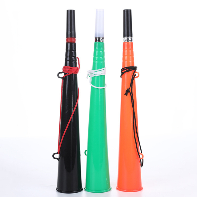 Multi-Color Plastic Football Horn Sports Event Cheering Horn