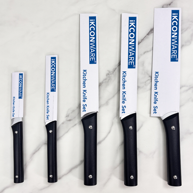 5-piece Stainless Steel Kitchen Knife Set