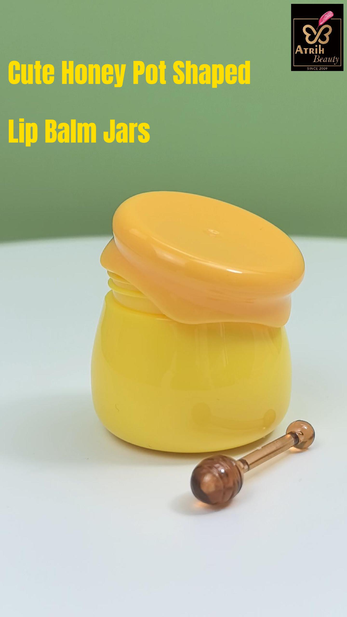 Cute Honey Pot - Shaped Lip Balm Jars