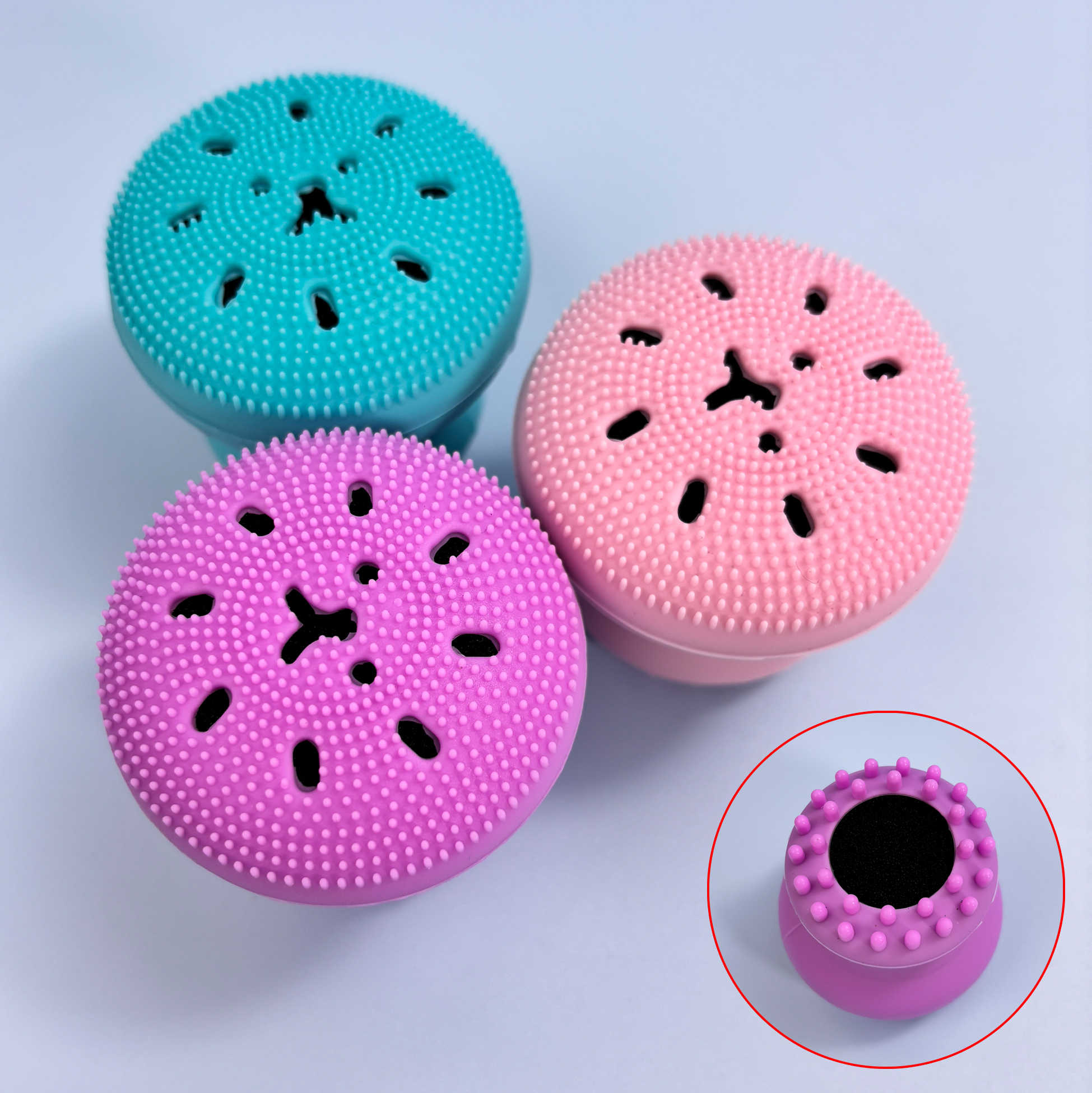 Double-sided Silicone Facial Cleansing Brush