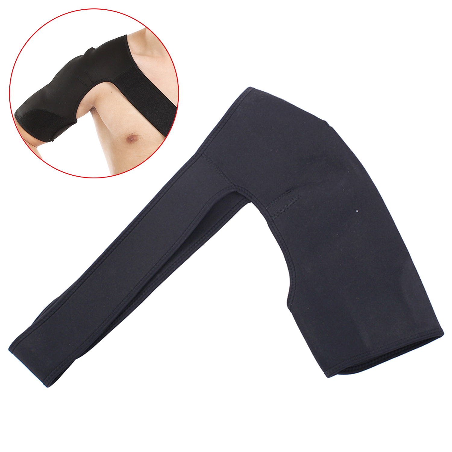 Basketball One-shoulder Barbell Fitness Sports Protective Gear with Men's And Women's Breathable Shoulder Warm Adjustable Shoulder Pads