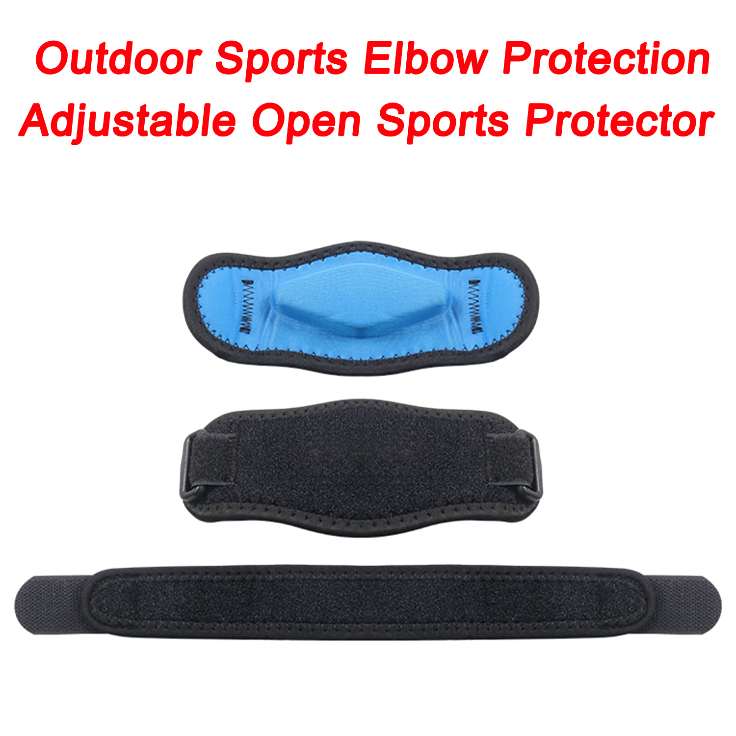 Unisex Outdoor Sports Elbow Protection Tennis Badminton Breathable Pressure Adjustable Open Sports Protector