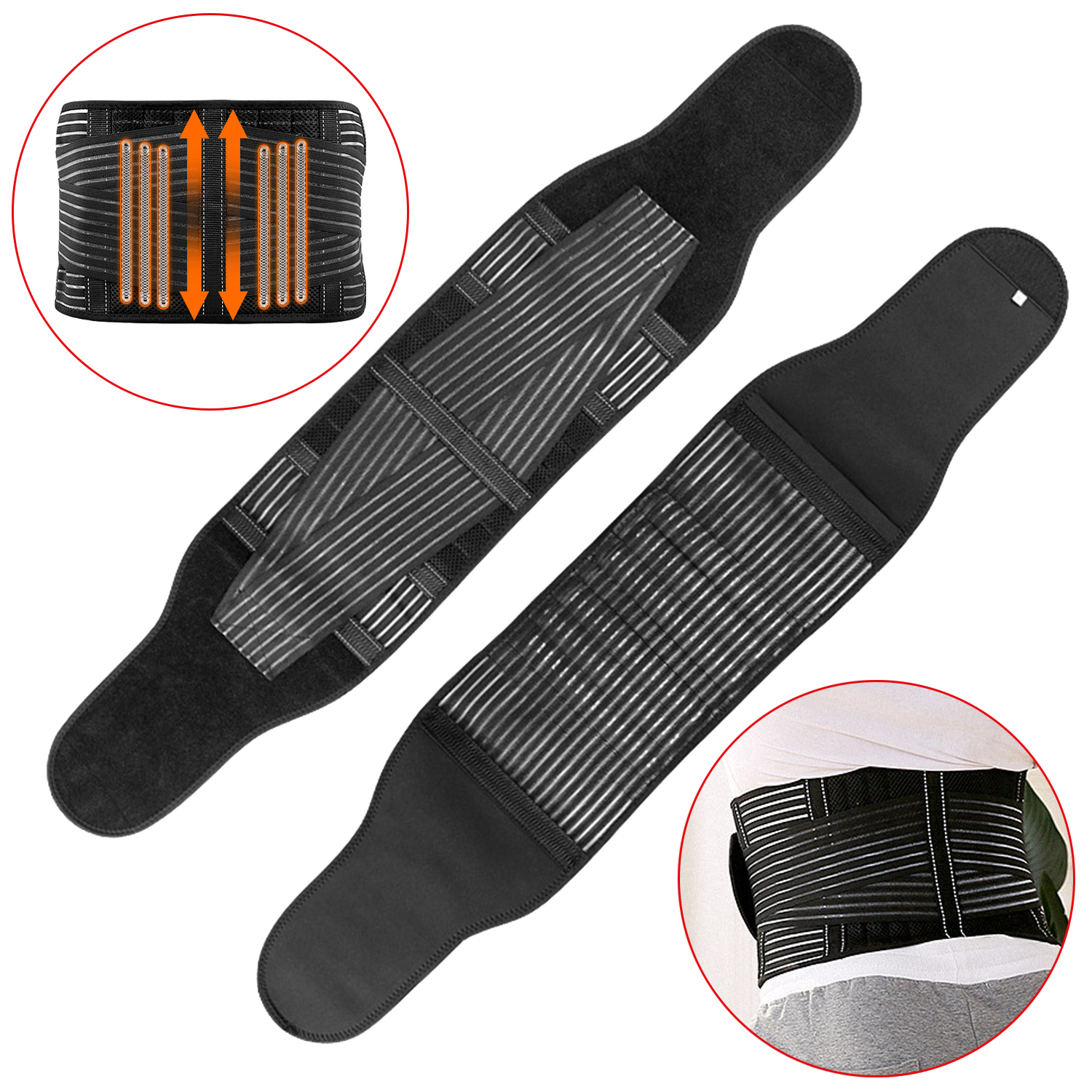 Waist Trainer Belt With Double Adjustable Straps For Fitness Weight Loss