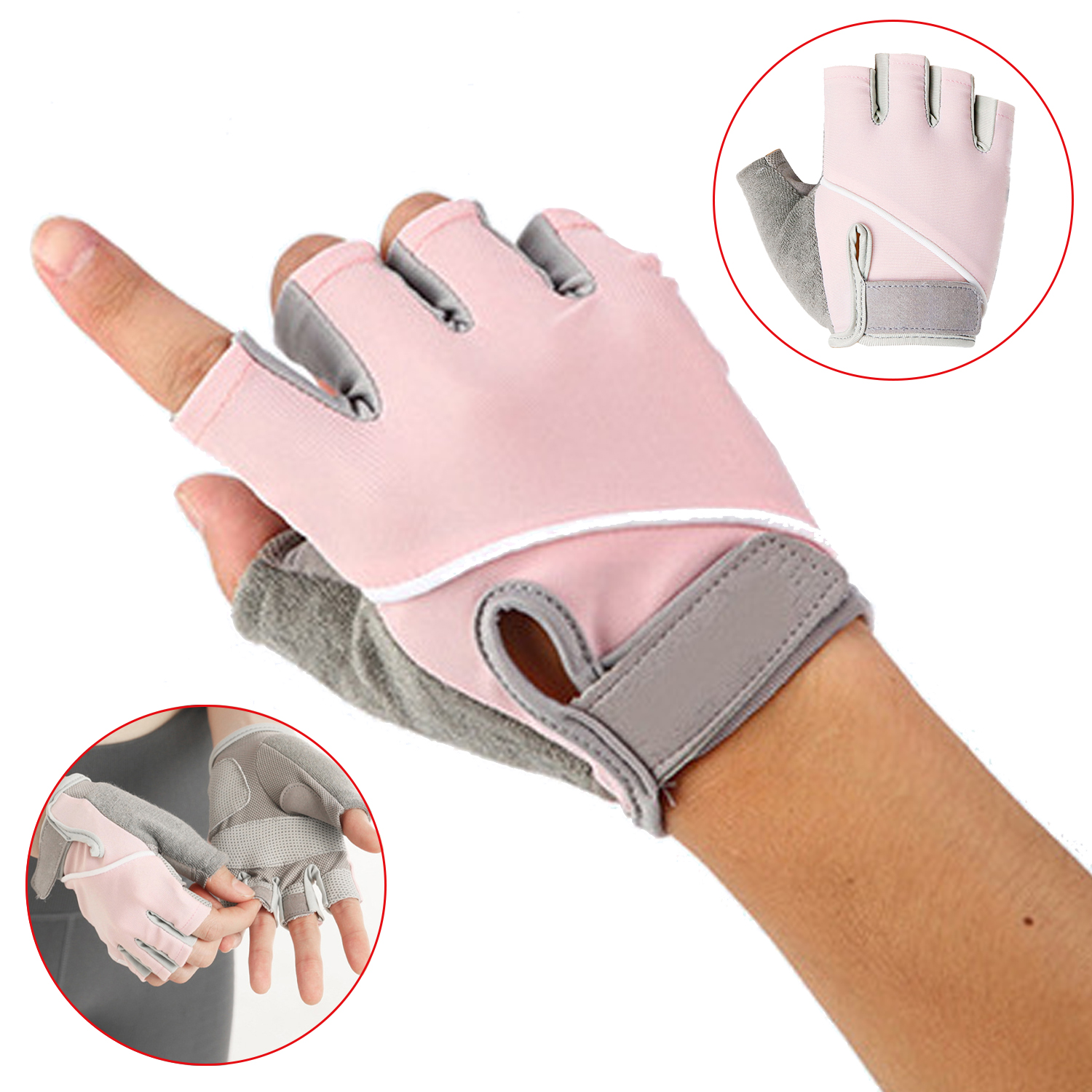 Sports Fitness Gloves Light Equipment Training Men And Women Half-finger Dumbbell Non-slip Wear-resistant Cycling Gloves