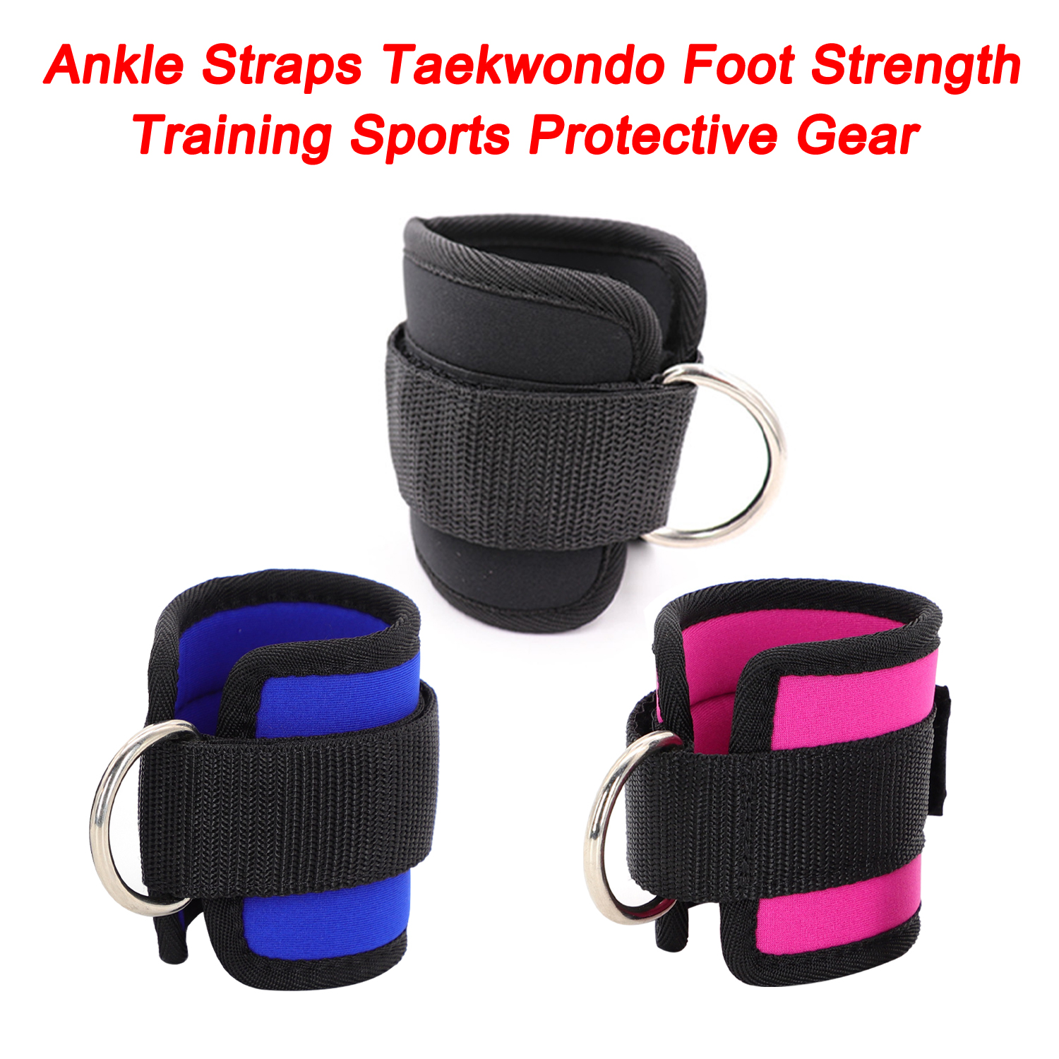 Ankle Straps Taekwondo Foot Strength Training Sports Protective Gear Weight-bearing Booster with Foot Ring Foot Buckle