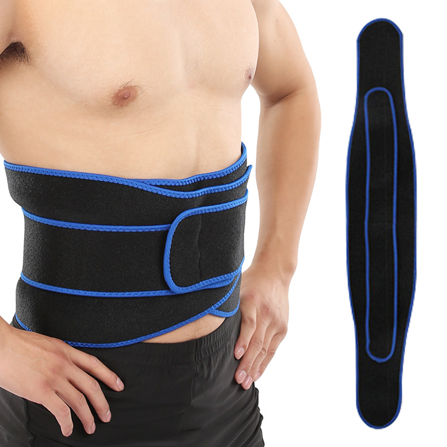 Elastic Waist Trainer Sport Fitness Belt Waist Reducing Slim Belly Belt for Unisex Fitness