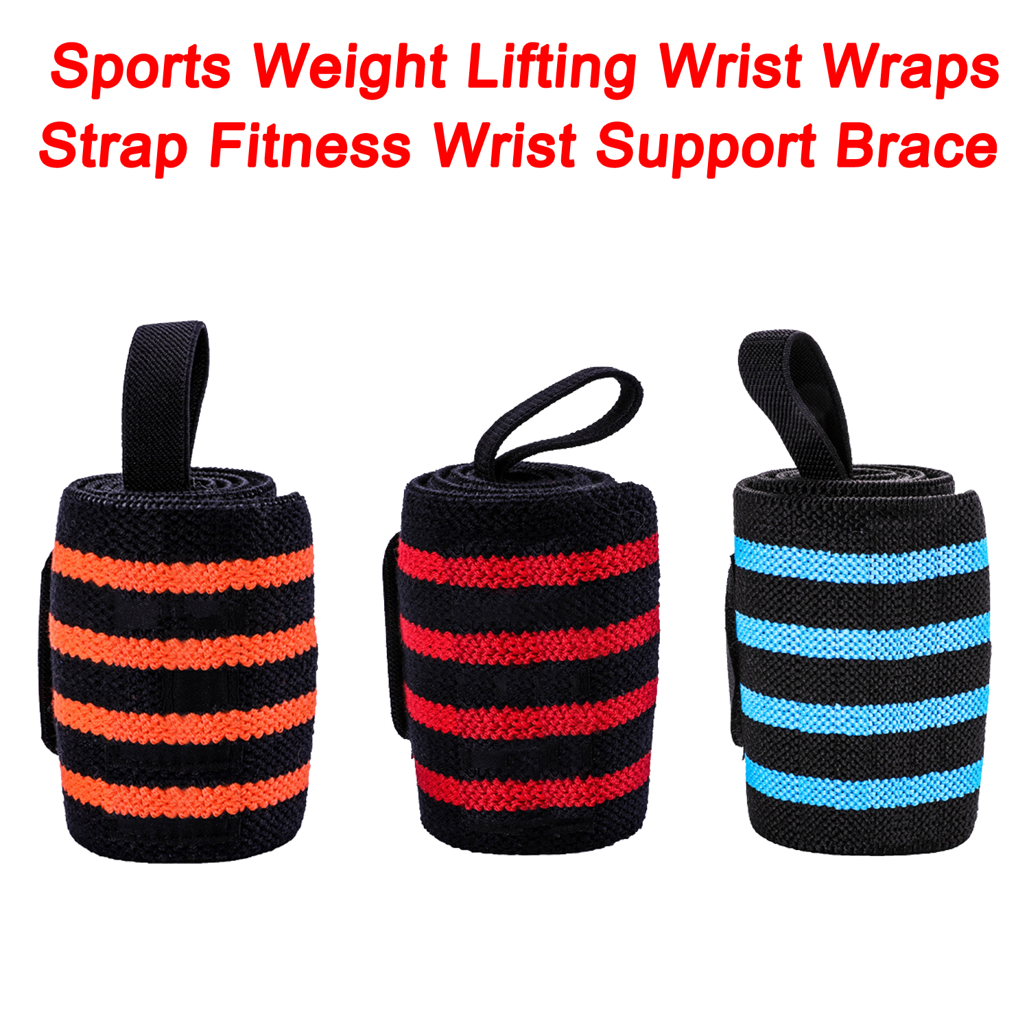 Fitness Wrist Wraps Wrist Protective Sports Weight Lifting Wrist Wraps Strap Fitness Wrist Support Brace