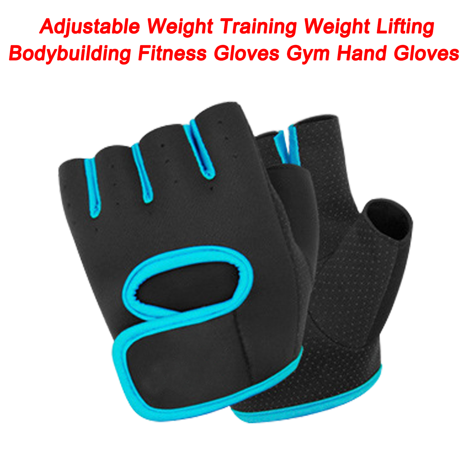 Training Fitness Gloves Adjustable Weight Training Weight Lifting Bodybuilding Fitness Gloves Gym Hand Gloves