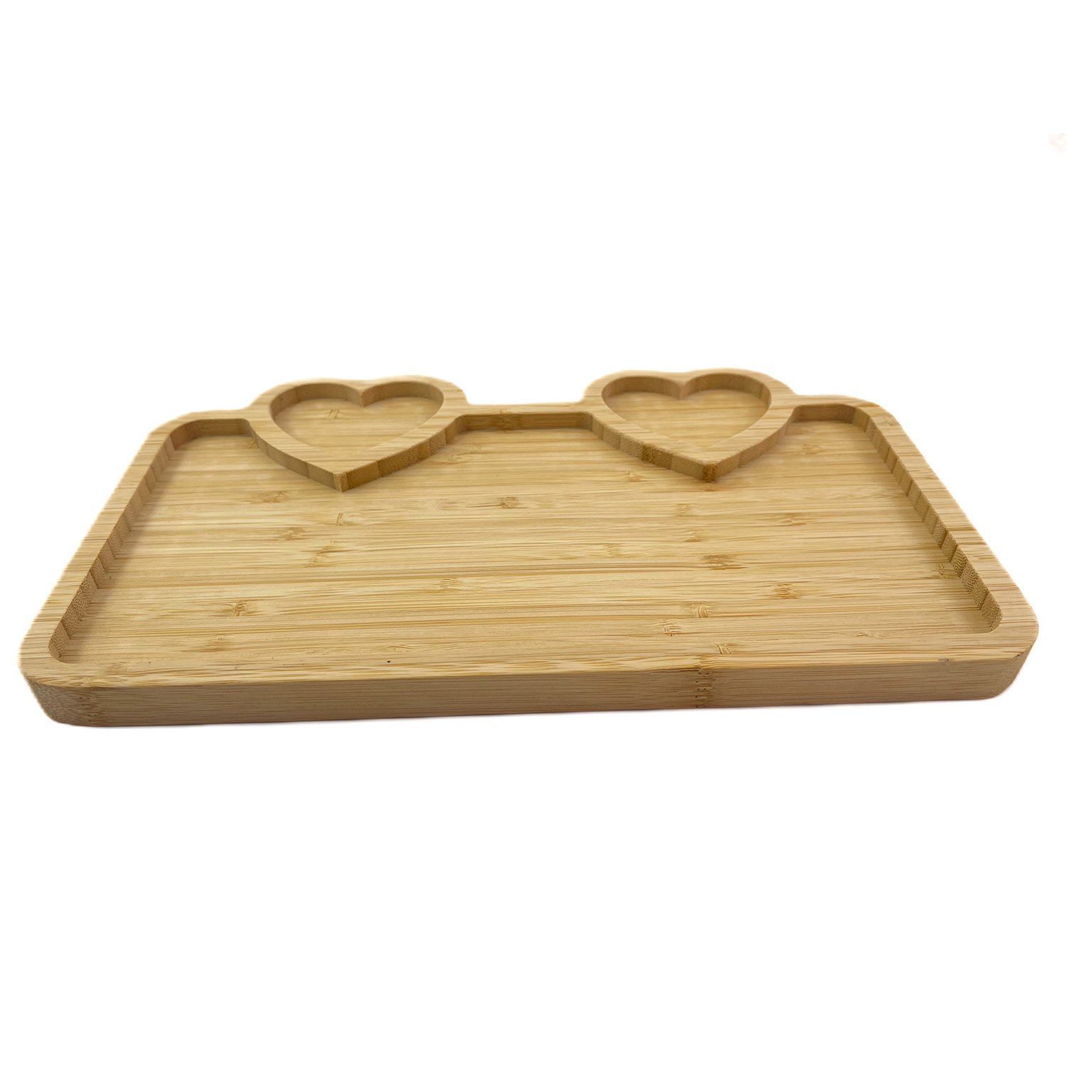 Creative Bamboo Fruit Plate Tray for Salad Sushi Plate Meal Fruit Nuts Pistachio Snack Bowl Tray