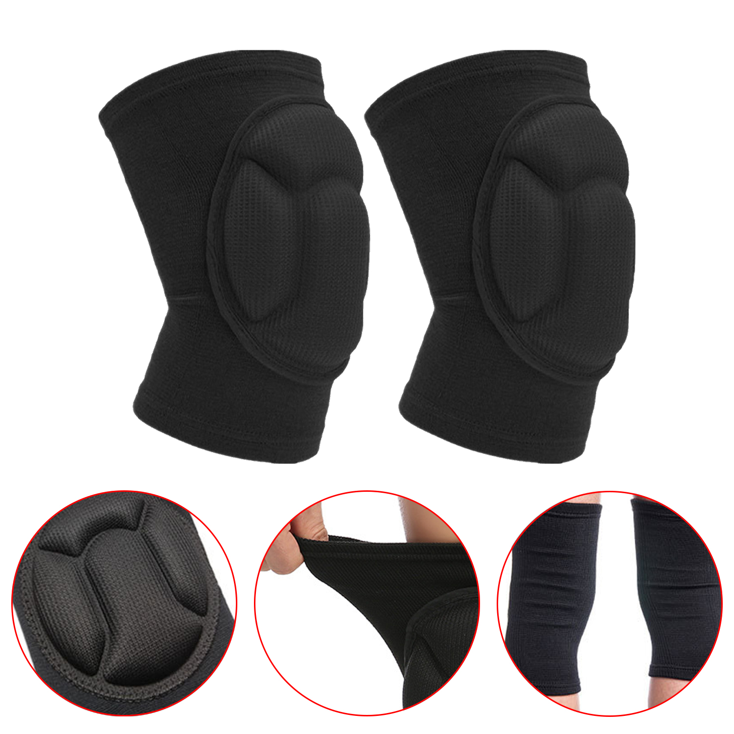 Elastic Sponge Cushion Knee Support Knee Pad Knee Sleeve Breathable Neoprene Knee Support