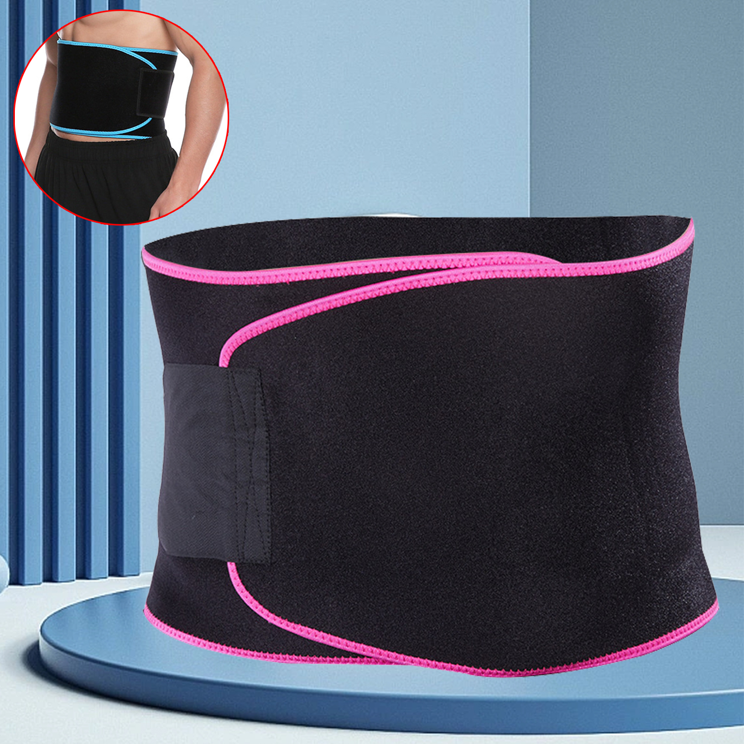Weight Loss Waist Support Waist Trainer Sweat Slimming Belt Waist Sweat Belt