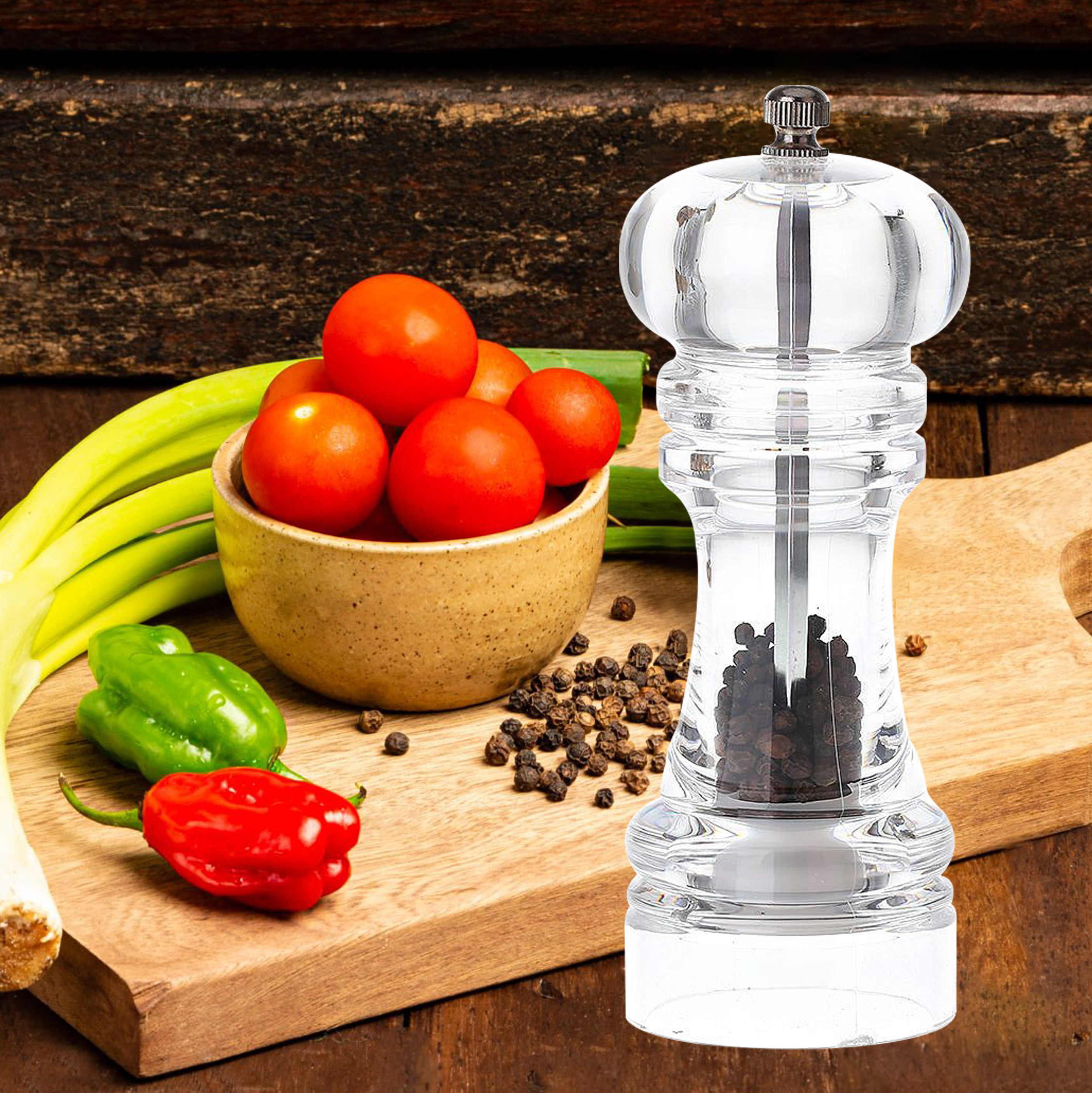 Acrylic Pepper Grinder