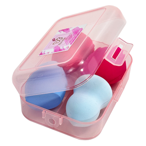4 Makeup Sponges with 1 Storage Box