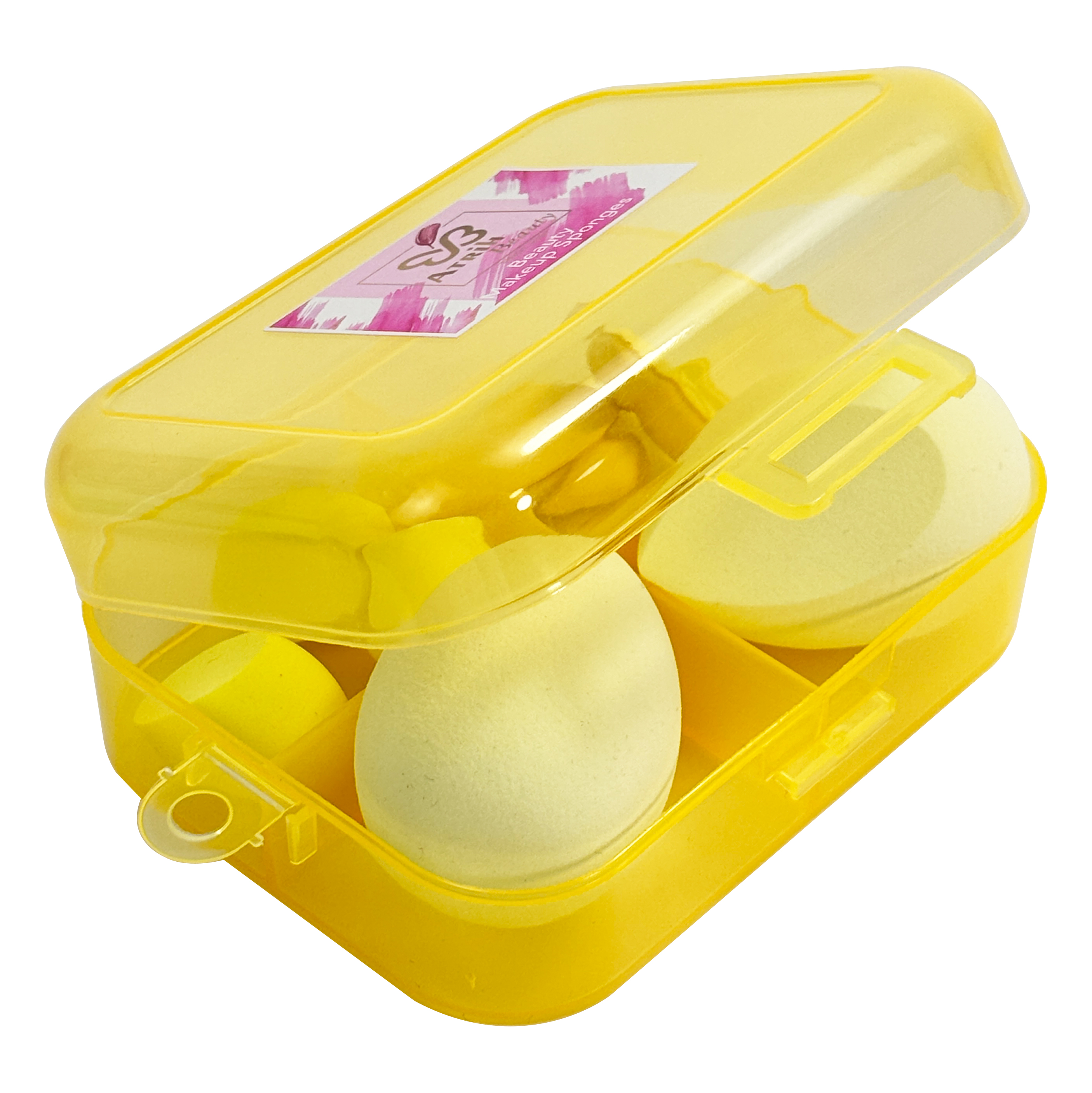 8 Makeup Sponges with 1 Storage Box