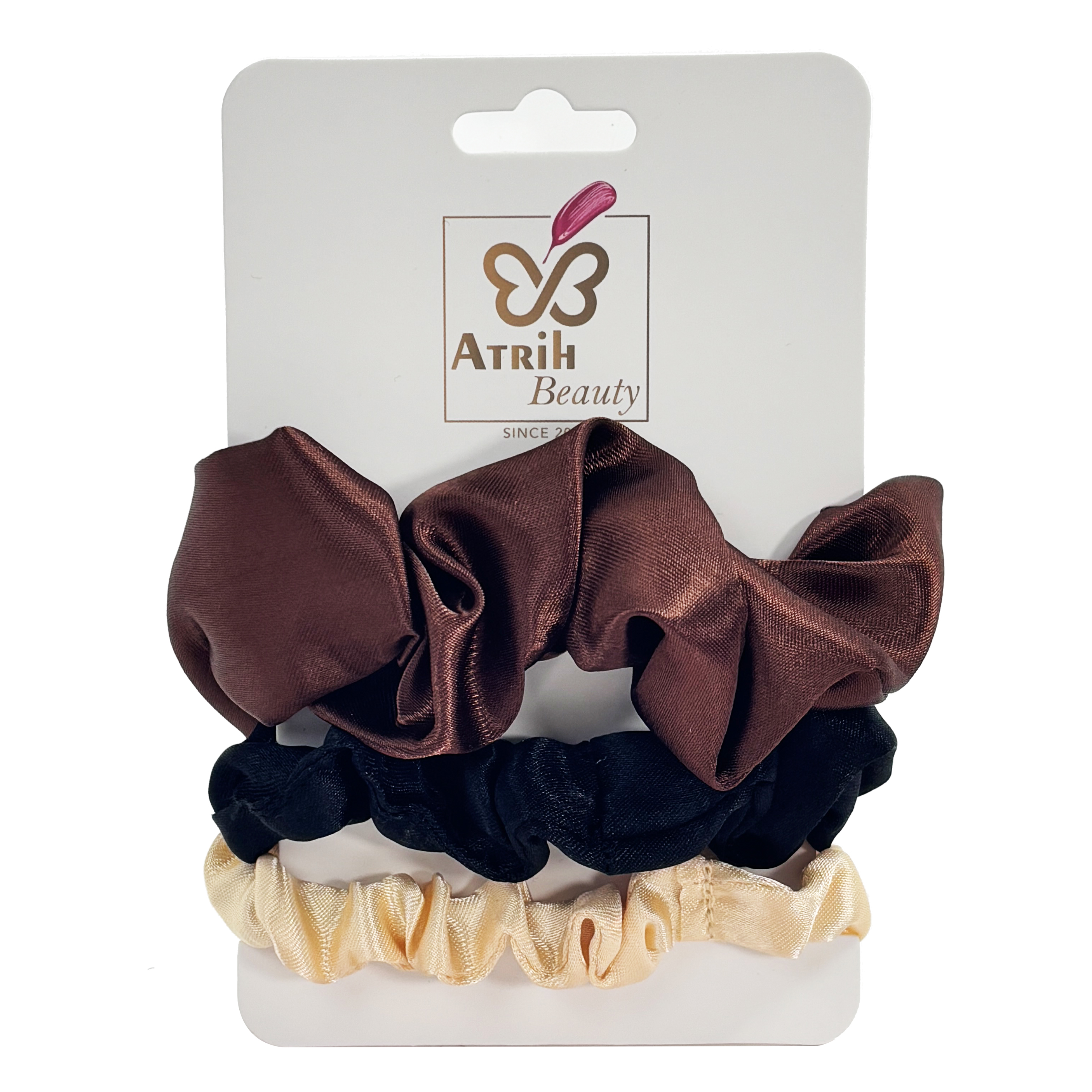 3-Piece Mixed-Style Hairbands Set with Premium Card Packaging