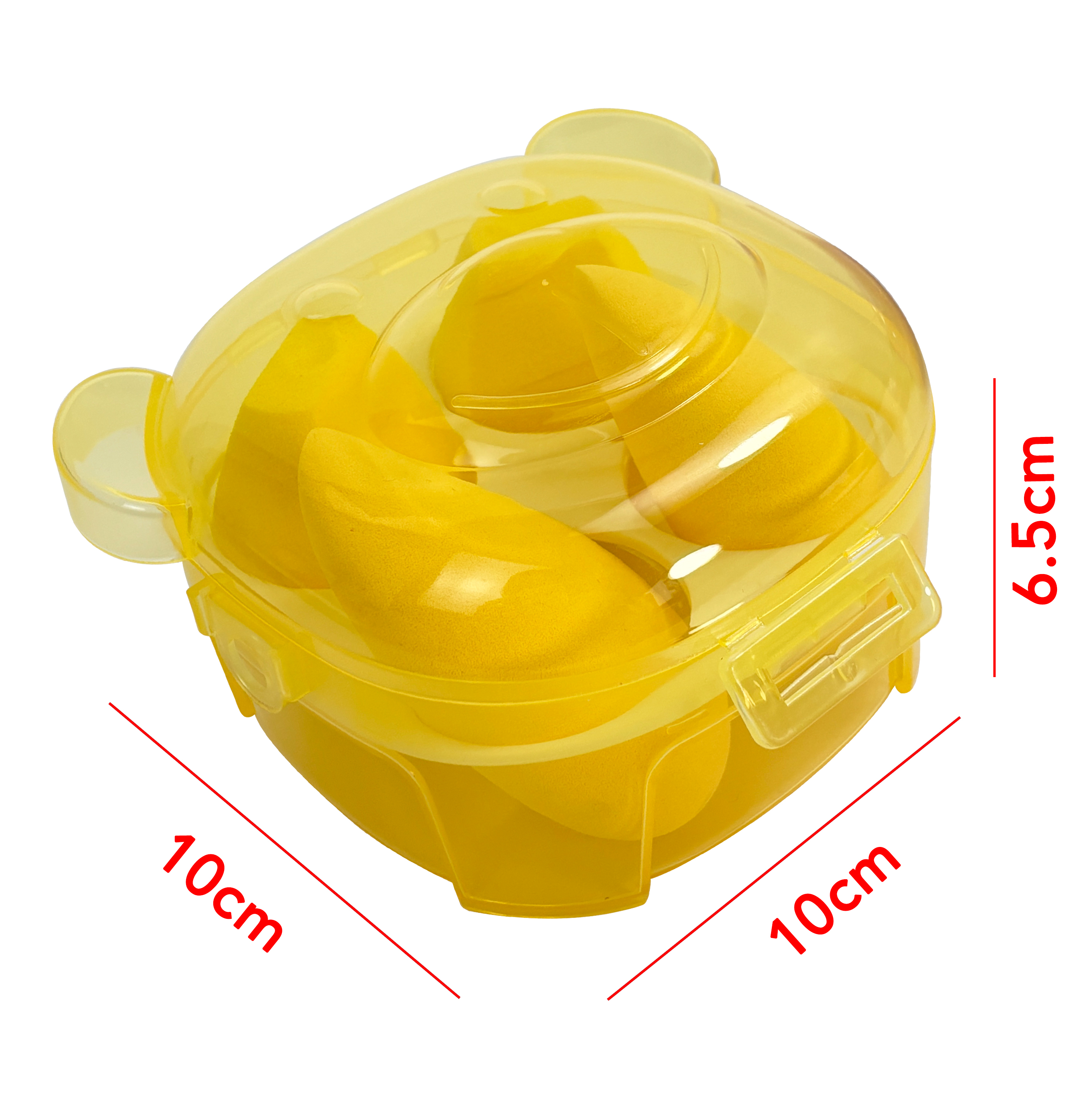 4 Makeup Sponges with 1 Storage Box