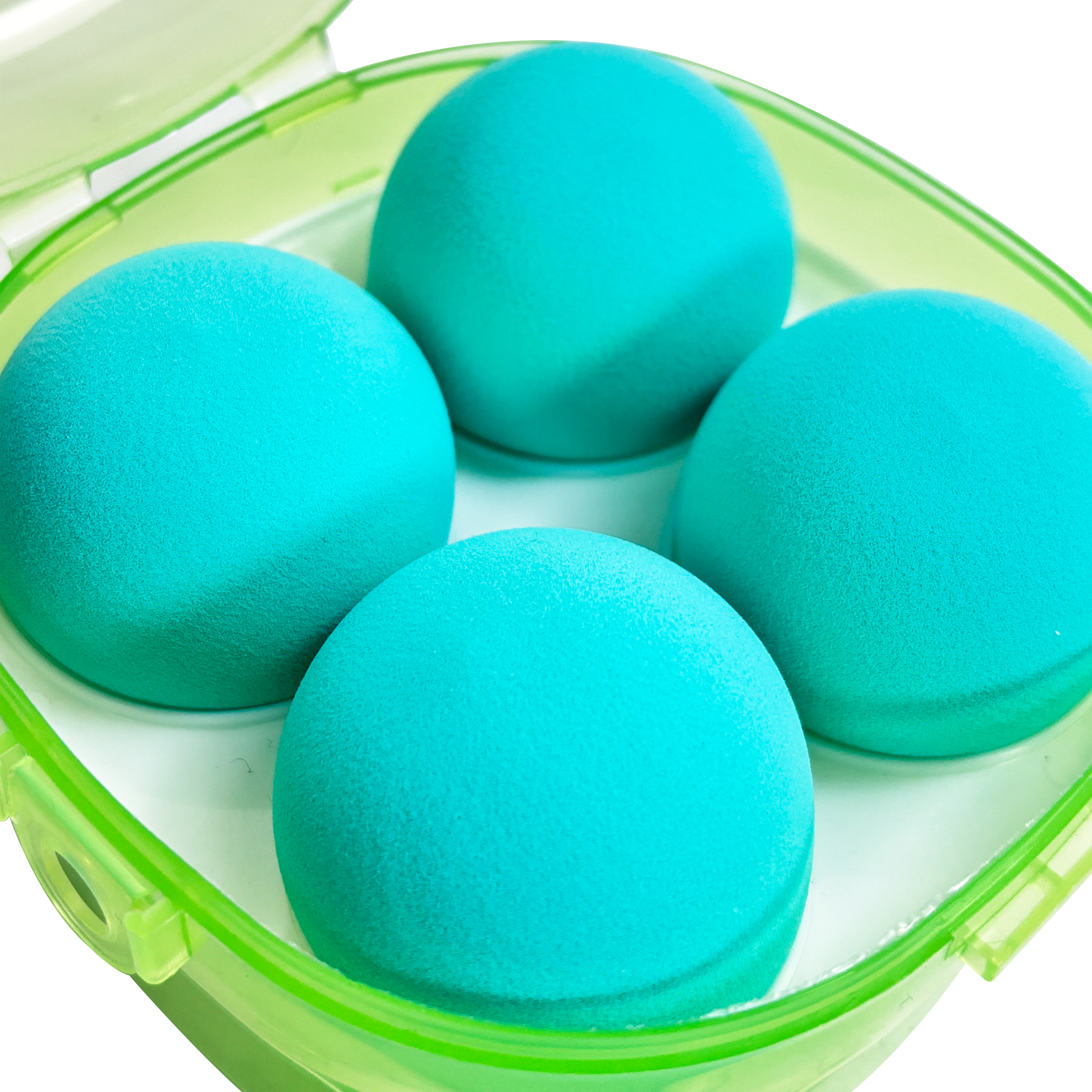 4 Makeup Sponges with 1 Storage Box