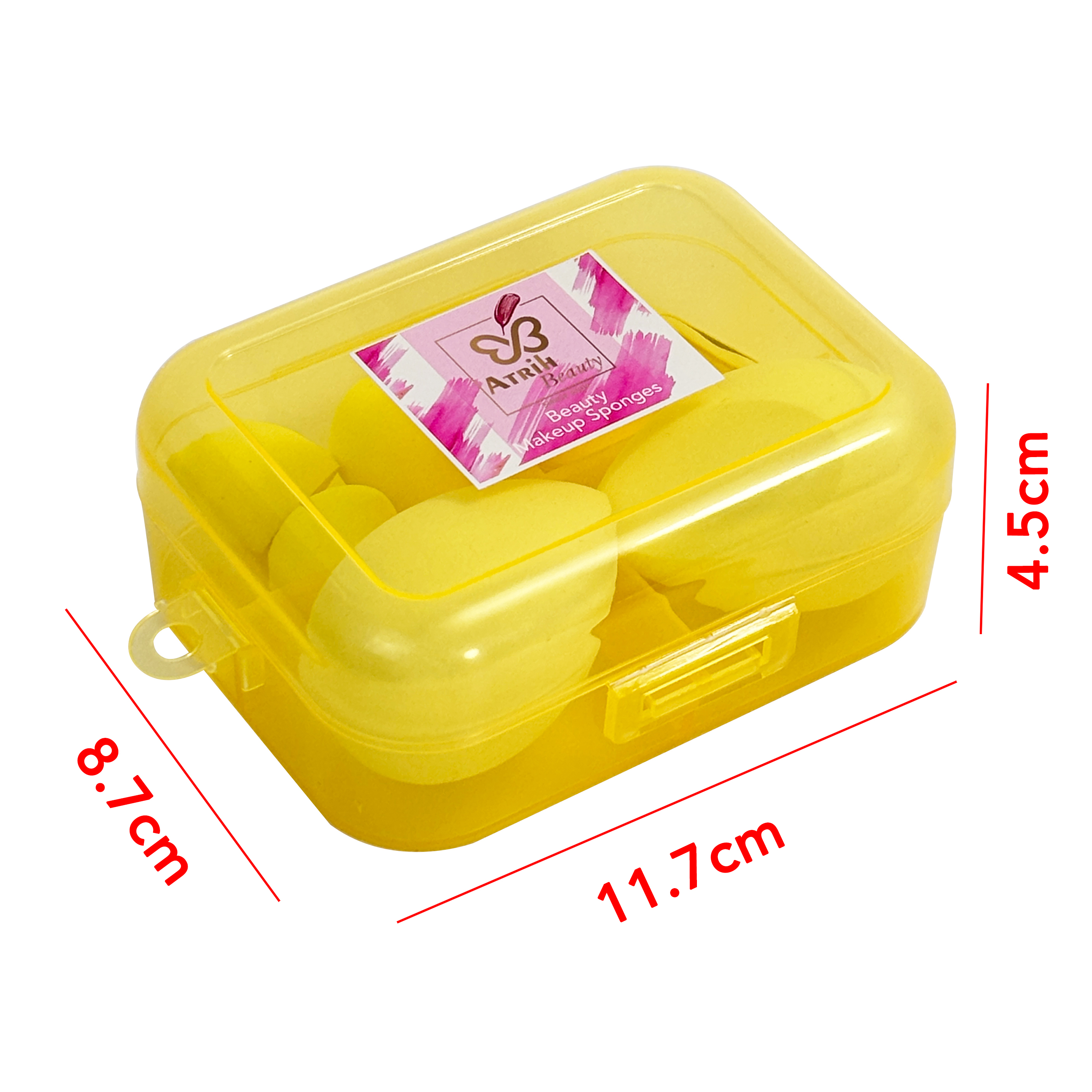 8 Makeup Sponges with 1 Storage Box