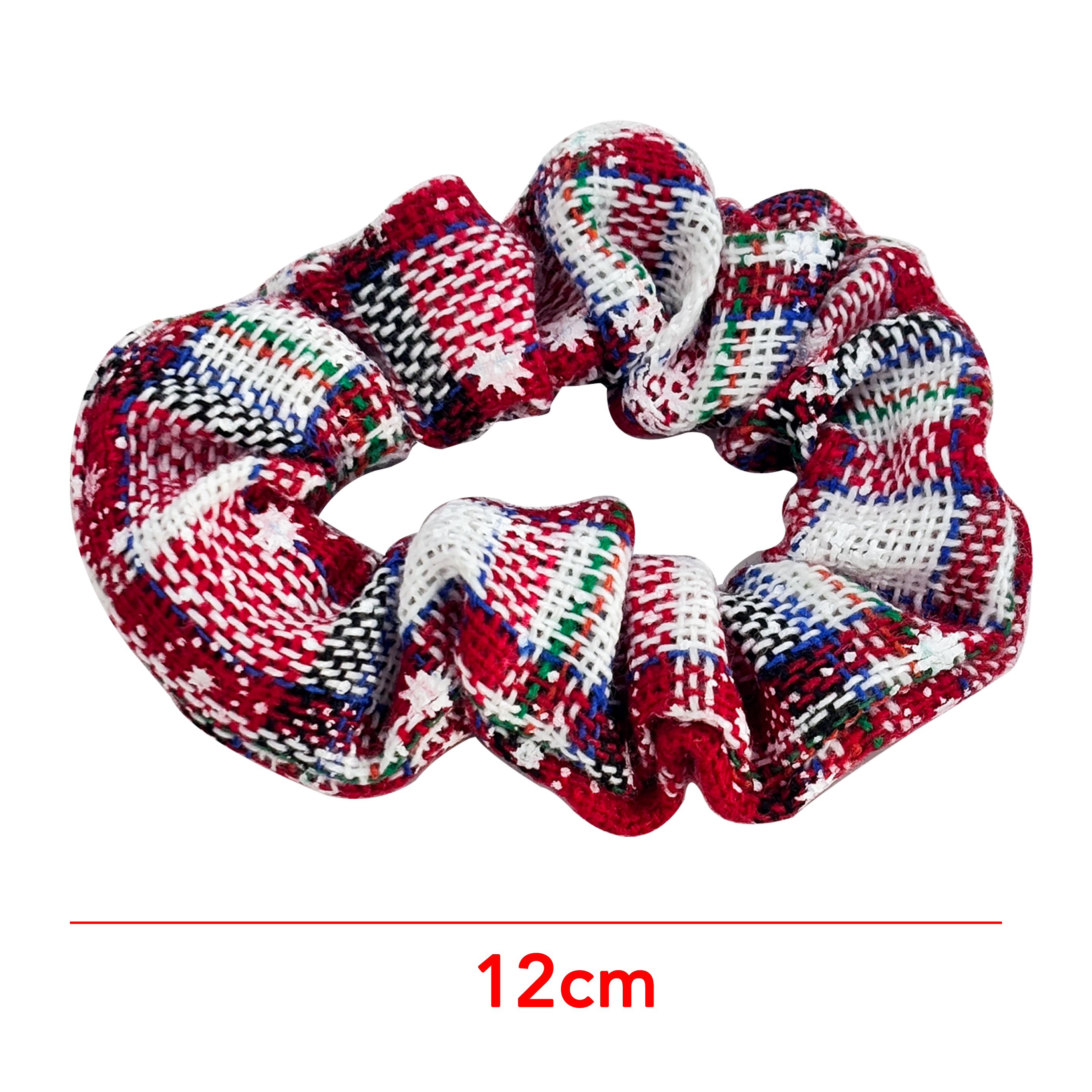 3-Piece Plaid Pattern Hairbands Set with Stylish Card Packaging