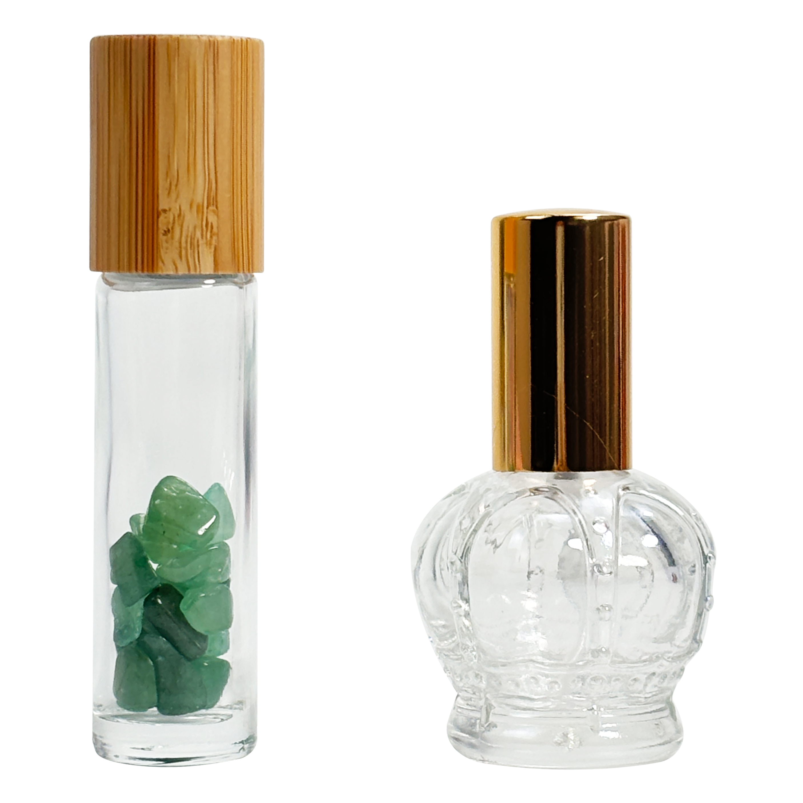 Glass Perfume Bottle and Roll-On Bottle Set with Filling Tools