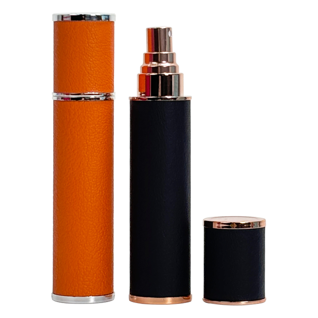 10ml Mini Refillable Perfume Atomizer Bottle with Faux Leather Case