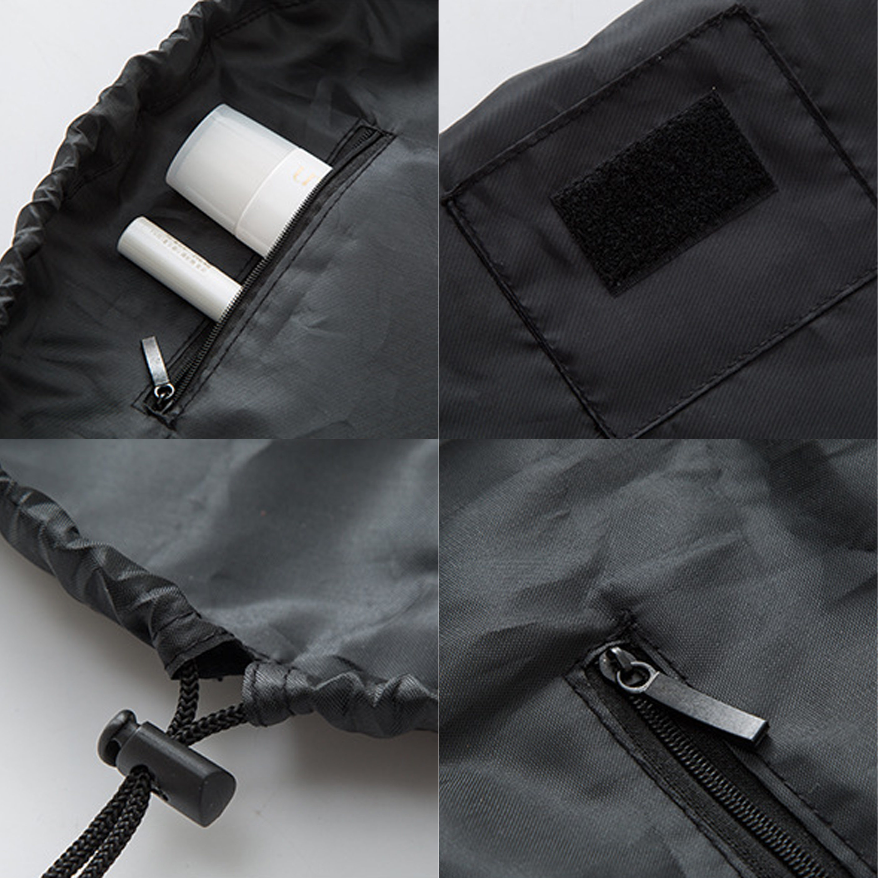 Foldable Drawstring Travel Cosmetic Organizer Bag